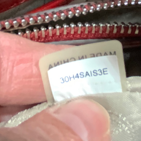 NWOT - Michael Kors Red Croc Satchel Tote Crossbody - Picture 16 of 16